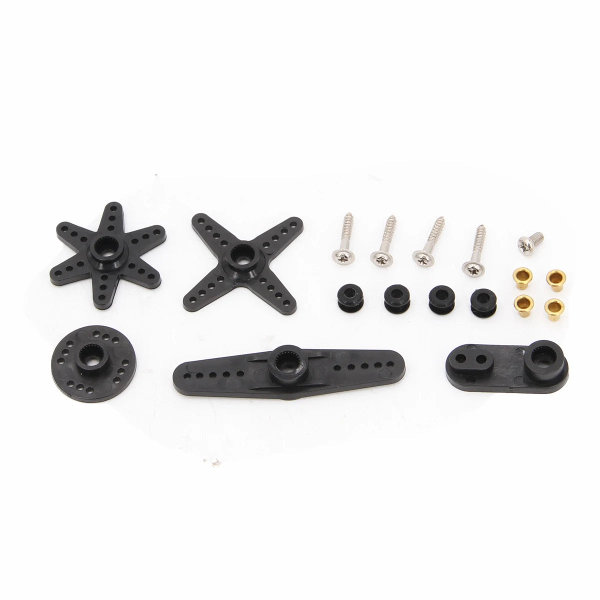 25T 28T Servo Arm Part Double Head Round Type Steering Gear Set Accessories for Emax JX SPT DSPOWER HD 20kg 30kg RC Helicopter