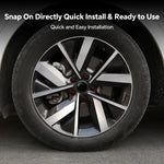 20Pcs Universal Black Car Wheel Hub Nut Protective Caps | ABS Rust Proof Waterproof T lifestyle view