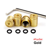 Tire Valve Stem Caps Set - Anti-theft Zinc Alloy Wheel Air Valve Covers for Cars, SUV alternate view