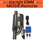 EPLUS Car Exhaust Electric Valve Control Kit | Universal Stainless Steel Muffler Syste close-up view