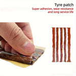 Emergency Tire Repair Kit - Heavy-Duty Glue & Rubber Strips for Flat Puncture Fix on alternate view