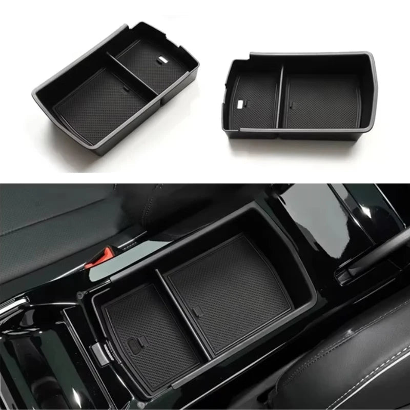 Car Armrest Storage Box Center Console Organizer Tray Pallet Holder For VOLKSWAGEN VW ID4 ID.4 ID 4 ID6 ID 6 ID.6 Accessories