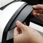 1 Pair  Black Car Rearview Mirror Rain Visors, Self-Adhesive Sun Shade Guards, Universal Fit for All Vehicles