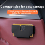 Car Card Storage Clip Car Central Control Card Slot, Business Card HolderCard Cover, Car detail view