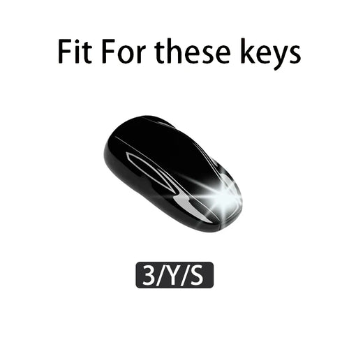 Black Warrior Style TPU Car Key Case Cover for Tesla Key Fob Cover Model 3 S Y Accessories