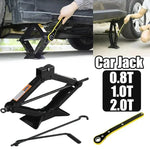 Hand Cranked Scissor Jack 08T 1T 2T Portable Labor Saving Car Jack Car Repair Tire Re alternate view