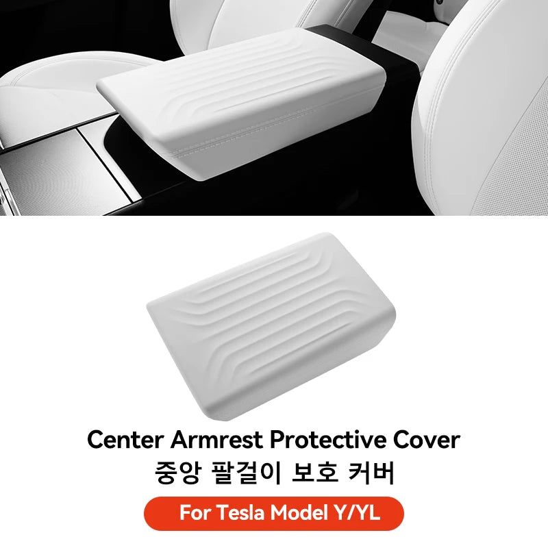 YZ For Tesla Model YL Y 3 Highland Juniper Armrest Pad Anti-fouling Center Console Box Cover Aanti-scratch 2026 Car Accessories