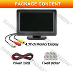 Easy Installation 4.3Inch or Rear View Camera Monitor Screen Reversing Camera for Car close-up view