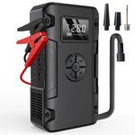 Car Jump Starter Battery Start Up Starting Power Repair Tools Tire Inflation Pump Automobile Emergency Clip 8000mAh For SUV RV Truck Motorcycle Universal Auto Accessories
