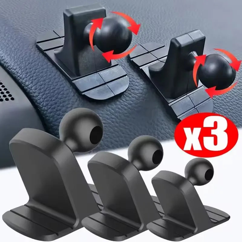 Car Cell Phone Holder Base 17mm Ball Head Base Dashboard Mounting Suction Cup Anti-slip Bracket Air