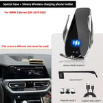 Car Phone Holder For BMW 3 Series 320 330 340 G20 2019-2022 Dedicated Infotainment Screen Wireless Charging Smartphone Holder
