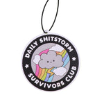 Raccoon Quotes Fragrant Paper Car Air Freshener | Solid Perfume Hanging for Home and Aut detail view