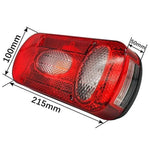 ATVOV 1 Set 12V 7 Pin Plug 5.5m Wiring Harness Tail Light Rear Stop Brake Signal Lamp close-up view