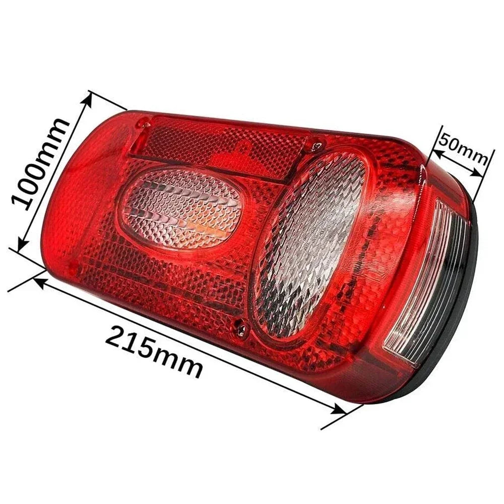 ATVOV 1 Set 12V 7 Pin Plug 5.5m Wiring Harness Tail Light Rear Stop Brake Signal Lamp close-up view