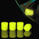 Luminous Valve Caps Fluorescent Night Car Tire Valve Caps Motorcycle Bike Glowing Dec lifestyle view