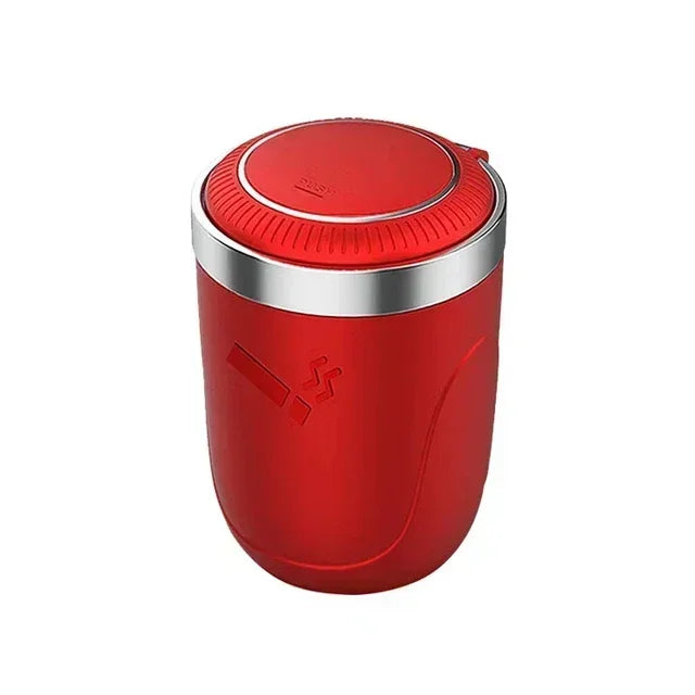 Car Ashtray With LED Light Alloy Cup