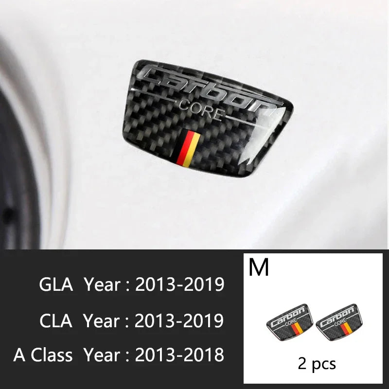 Car Styling Carbon fiber interior button panel Decoration Cover Trim Sticker frame For close-up view