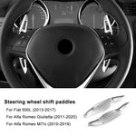 For Alfa Romeo Giulietta MiTo 2011-2019/Fiat 500L 2013-2017 Car Steering Wheel Shift Paddle DSG Extension Shifter Gear Stickers