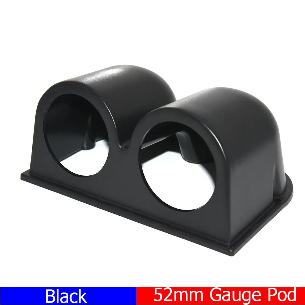 2" 52mm Car Turbo Boost Gauge Set | 12V Smoked Lens Gauges for Gasoline Cars alternate view