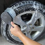 Car Wheel Cleaning Brush Detail Brush Short Handle Tire Rim Washing Brush Vehicles Cleaning Maintain
