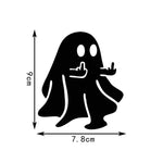 Funny Middle Finger Ghost Motorcycle Car Sticker Waterproof Weather Proof Decal for A alternate view