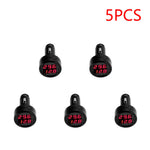 2 IN 1 Car Voltmeter Thermometer | 12V 24V Cigarette Lighter Battery Monitor close-up view
