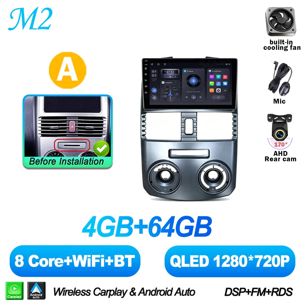 Android 16 For Toyota Rush DAIHATSU TERIOS 2006 - 2011 Car Radio Stereo Head Unit M additional angle