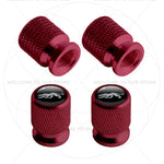 For Ford Puma Cougar Emblem MK3 MK5 MK6 MK4 ST Line 4Pcs Aluminum Car Tire Valve Caps | detail view