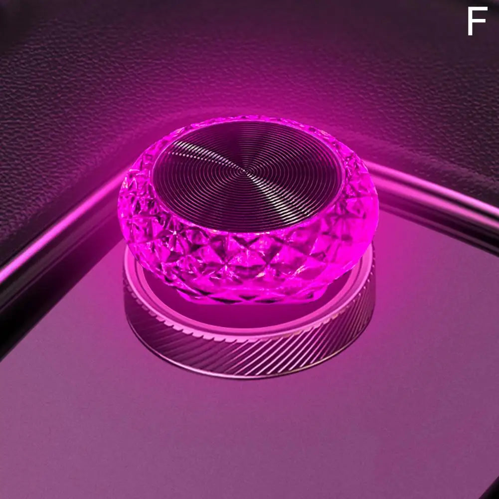 Car USB Ambient Lights Portable Mini LED Atmosphere Lamps Interior Decorative lights f close-up view