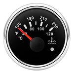 52mm Marine Boat Water Temp Gauge | 40-120℃ Water Temperature Meter for Car Auto Motor close-up view