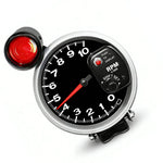 5 Inch LED Tachometer 10000RPM 127mm Black White Display | 12V Car Dashboard Gauge additional angle