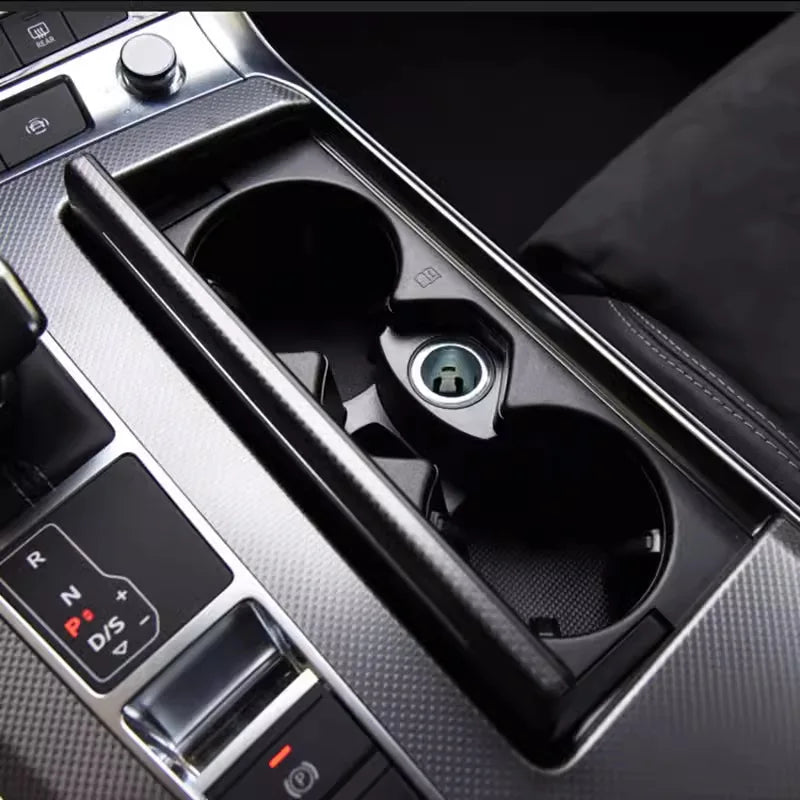 For Audi A6 A7 C8 2019-2023 Front Armrest Cup Holder Assembly | Car Interior Trim Acc alternate view