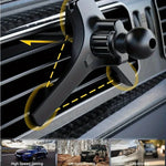 Car Phone Holder Air Vent Clip Mount 17mm Ball Head lifestyle view