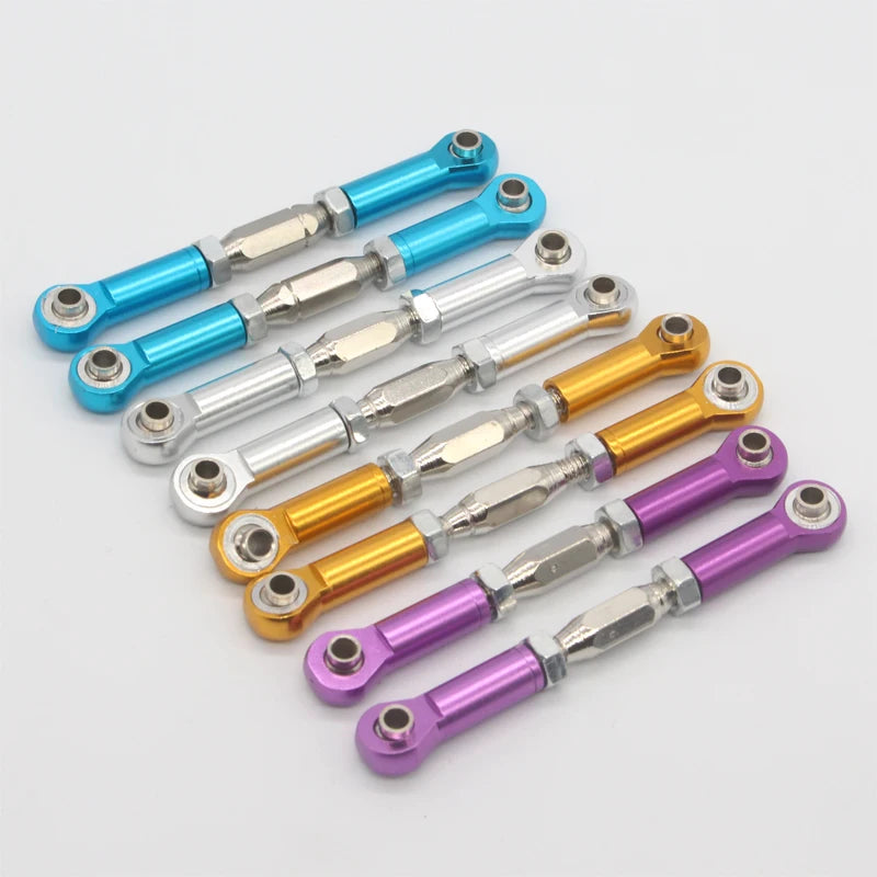 2pcs HSP 106017 166017 Aluminum Front / Rear Linkages Alloy Sonic Servos Link 08242 06016 1/10 Upgra