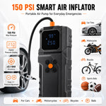 Car Jump Starter Power Bank Portable Air Pump Tire Air Compressor Car Battery Emergency detail view