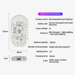 1pc Car LED Light Interior Lighting Atmosphere Lamp for Armrest Box Trunk Switch Touc lifestyle view