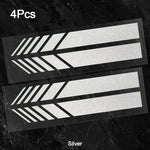 Classic JDM Reflective Stripes Vinyl Decal Kit | 4pcs Self-Adhesive Car Body Stickers detail view