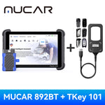 MUCAR 892BT AI Function Car OBD2 Diagnostic Tool 35 Reset ECU Coding Bi-directional Lifetime Free Full System Diagnosis 35 Reset