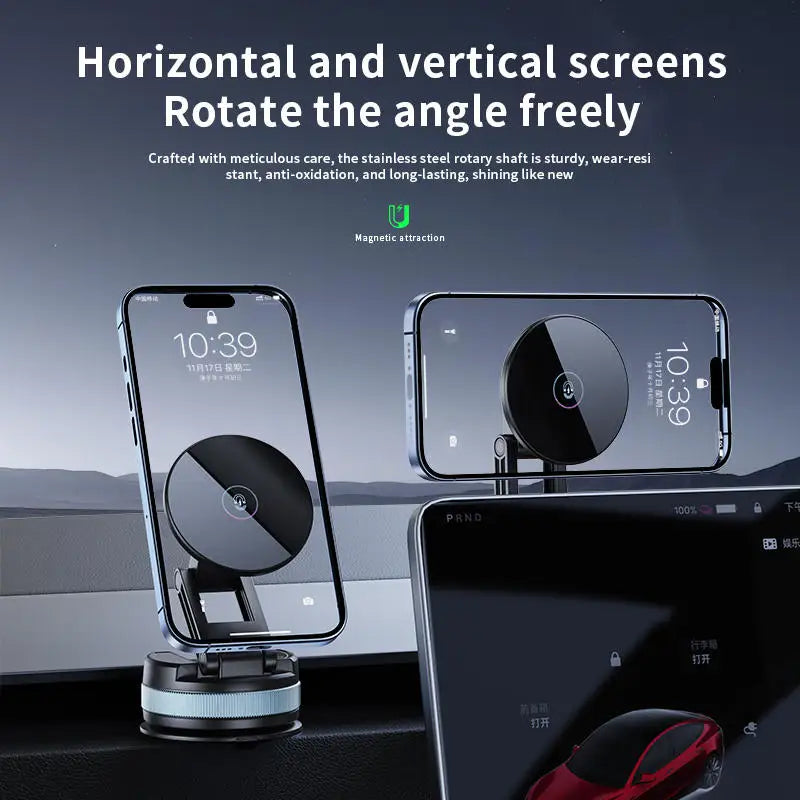 Foldable Car Phone Holder Windshield Mount additional angle
