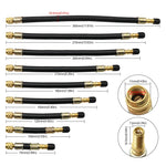 Truck Valve Extension Flexible Bus Tire Valve Extension Rubber Tyre Valve Stem Extender Tire Nipple Adaptor