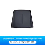 Silicone Wireless Charger Pad for Tesla Model 3 Highland 2024 2025 | Center Console No close-up view