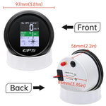 85mm Digital GPS Speedometer Odometer | Universal 12V 24V for Car Boat Motorcycle alternate view