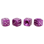 Aluminum Alloy Dice Valve Caps for Cars and Motorcycles | Set of 4 detail view