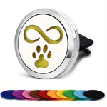 Car Diffusers, 1 PC car air vent diffuser clip (does not include fragrance chemicals) with 10 PCS pads，car AC vent interior