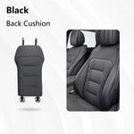 New Car Seat Cushion Waist Cushion for Most Cars Breathable and Ventilated Nappa Leather All Season Seat Cushion
