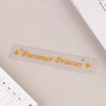 Passenger Princess Star Mirror Decal | Personalized Car Rearview Mirror Sticker lifestyle view