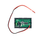 Mini Red LED Blue LED Digital Display Voltmeter Voltage Tester Panel | DC 12V Car M additional angle