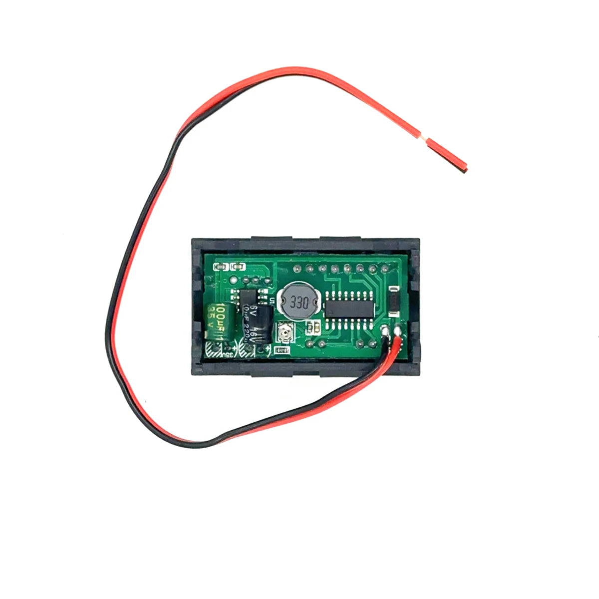 Mini Red LED Blue LED Digital Display Voltmeter Voltmeter Voltage Tester Panel for DC12V Car Motorcycle Vehicle USB 5V 2A Output