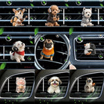 Acrylic Car Vent Clip Aromatherapy Air Freshener Holder 2D Decorative Air Conditioning Vents Accessory for Vehicle Interior