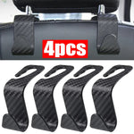 Universal Car Seat Headrest Hook | Auto Back Seat Storage Organizer Hanger close-up view